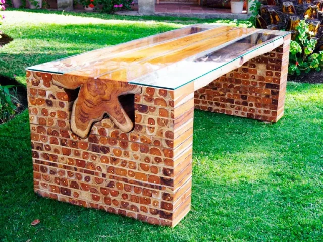 teak table trunk board